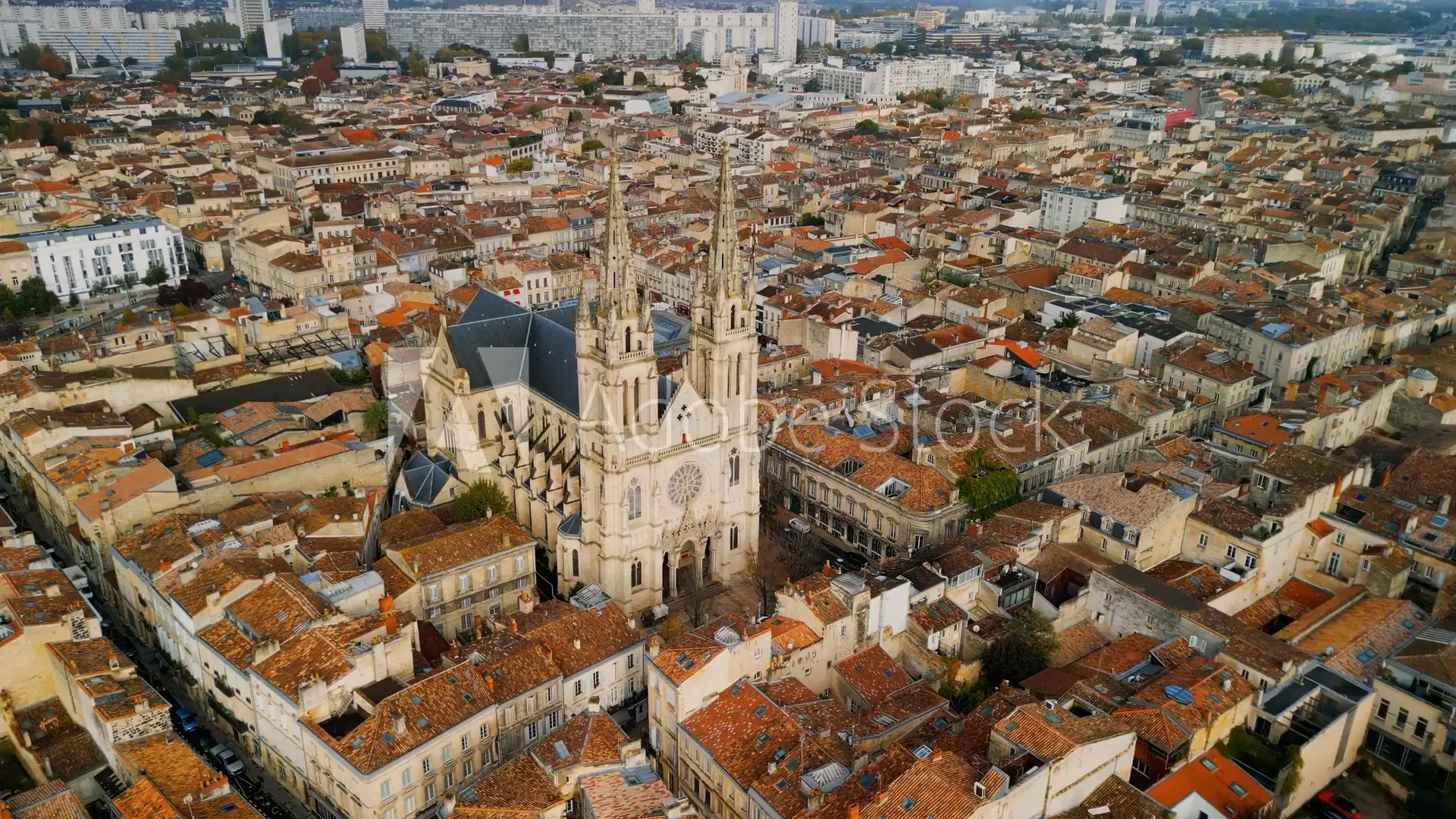Bordeaux vue du ciel