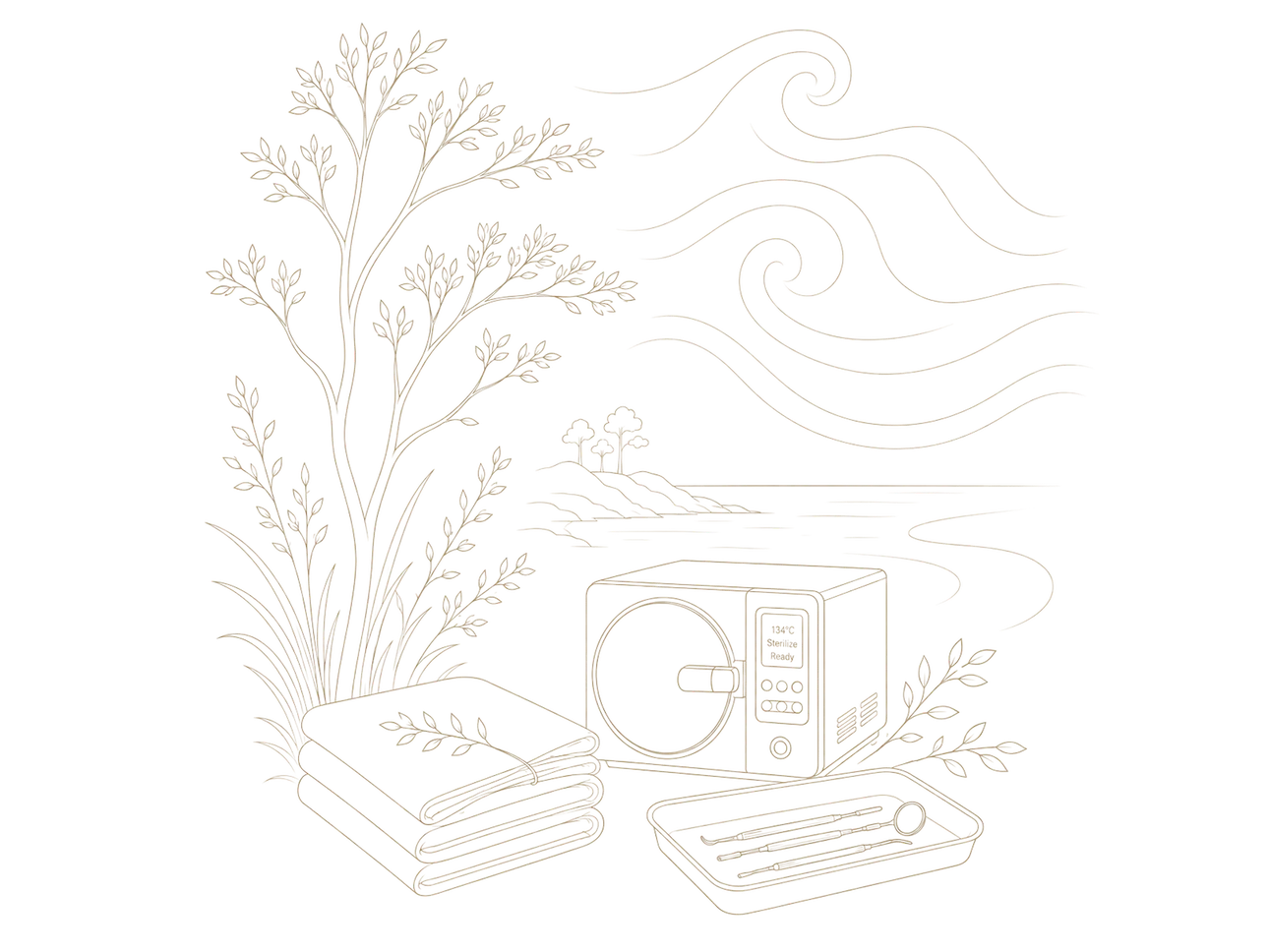 Illustration du matériel réutilisable