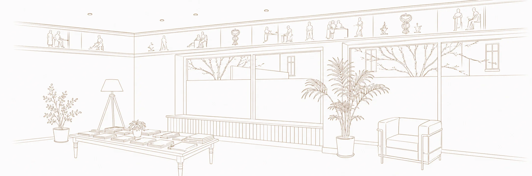 Illustration de la salle d’attente