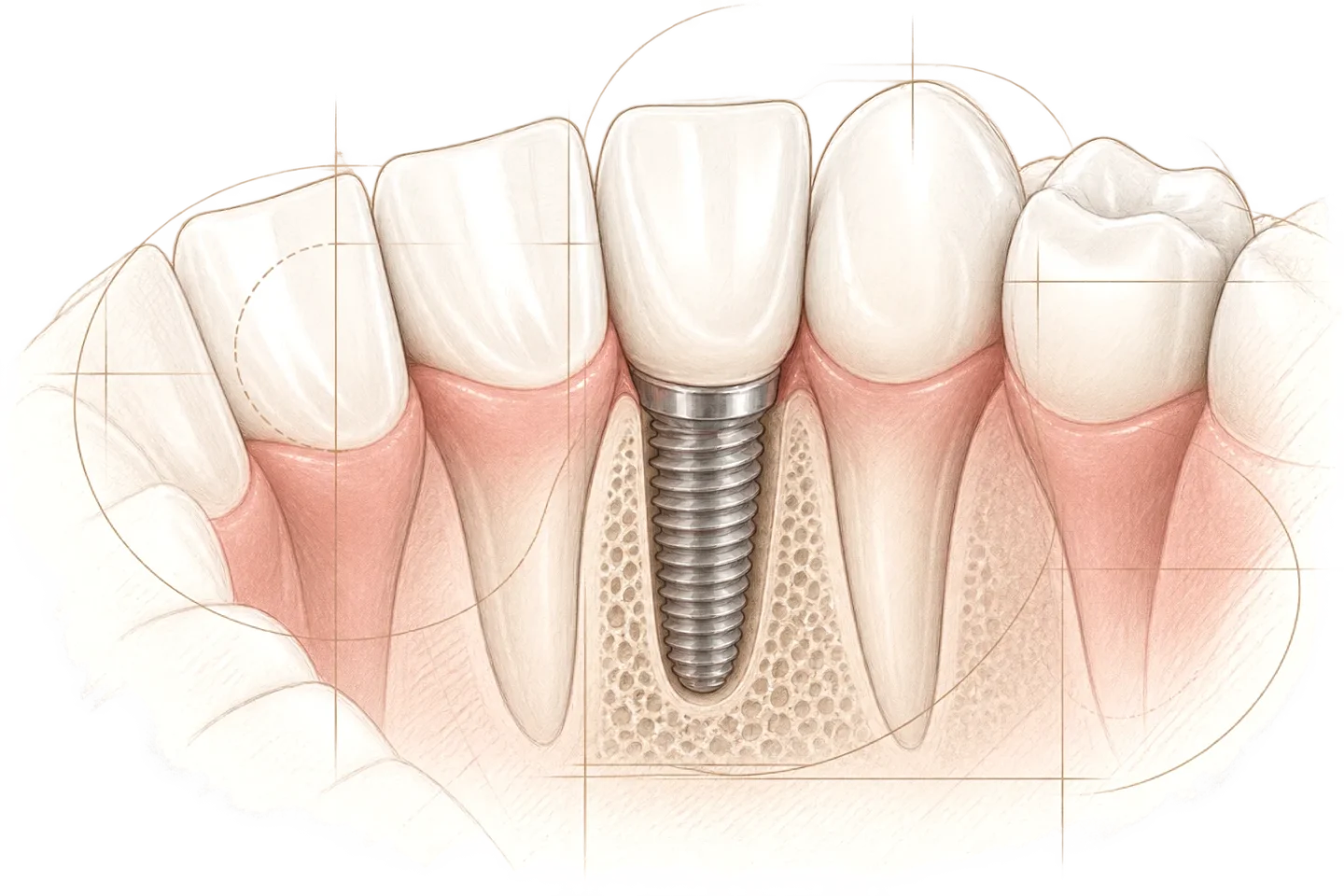 Implant dentaire unitaire