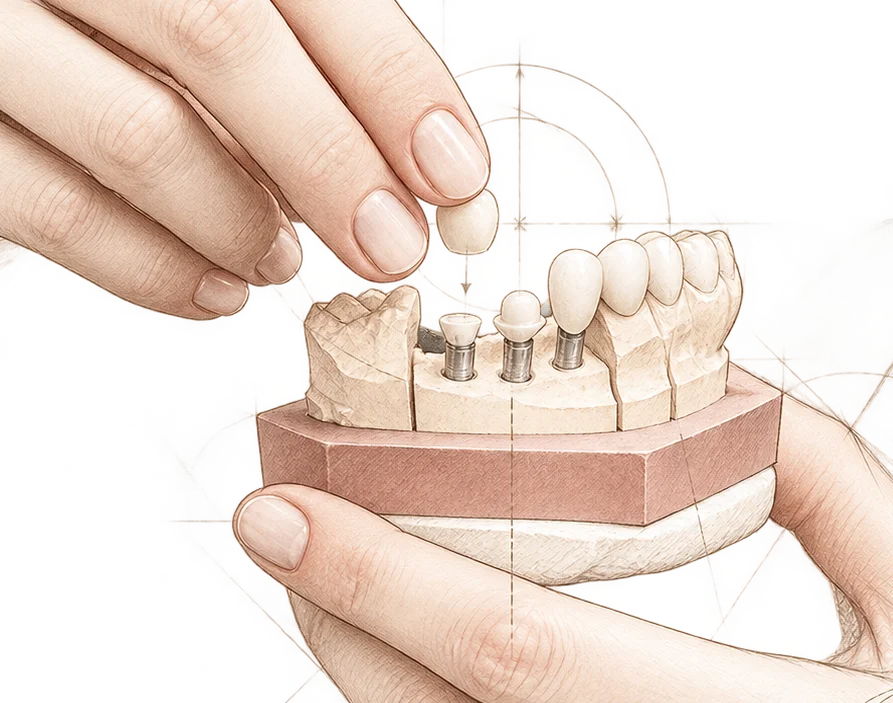 Modèle d’implants dentaires